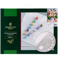 Картина по номерам Greenwich Line "Садовый винтаж", 40*50см, с акриловыми красками, холст