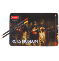 Набор цветных карандашей Bruynzeel Rijks Museum Ночной Дозор Рембрандт 50 цветов в пенале