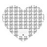 Холст на картоне в форме серца Малевичъ 30х26 см / мелкое зерно / 100% хлопок купить в художественном магазине Альберт Мольберт с доставкой по всему миру