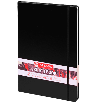 Скетчбук Art Creation Sketchbook Royal Talens чёрный А4 / 80 листов / 140 гм