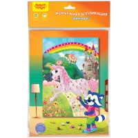 Аппликация жемчужная Мульти-Пульти "Единорог", 21*29,5см, европодвес