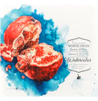 Бумага для акварели White Swan Малевичъ torchon склейка 24х23 см / 20 листов / 250 гм
