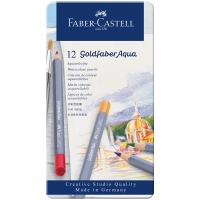 Карандаши акварельные Faber-Castell "Goldfaber Aqua" набор 12 цветов