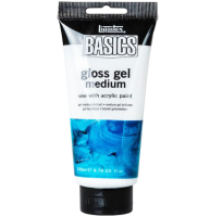 Гель-медиум для акрила Liquitex Basics Gloss Gel Medium глянцевый 200 мл