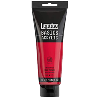 Краска акриловая Liquitex Basics №415 красный основной туба 250 мл