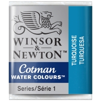 Акварель художественная Winsor Newton "Cotman" малая бирюзовый 3 шт