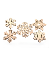 Набор заготовок для декорирования Снежинки Timberlicious 9-12 см