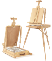 Этюдник на ножках с ремнём и палитрой 78 х 100 см высота 183 см "Московская палитра" Гамма