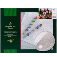 Картина по номерам Greenwich Line "Цветы и вишня", 40*50см, с акриловыми красками, холст