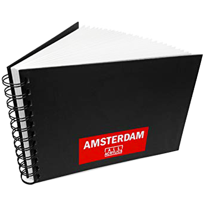 Альбом для акриловой живописи Amsterdam All Acrylics на пружине 21х35 см / 30 листов / 250 гм
