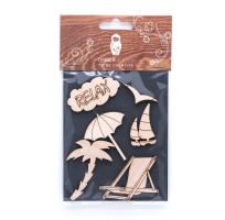 Набор заготовок для декорирования Holiday 2 фанера Timberlicious 10х14 см