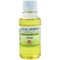 Масло льняное ЗХК, для художественно-живописных работ, 120мл