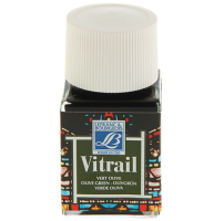 Витражная краска по стеклу Vitrail банка №541 Оливковый 50 мл