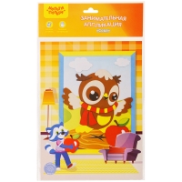 Аппликация занимательная из мягкого пластика EVA Мульти-Пульти "Сова"