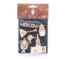 Набор заготовок для декорирования Holiday 5 фанера Timberlicious 10х14 см