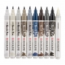 Акварельные маркеры Ecoline Brush Pen в наборе 10 цветов "Серые" купить в художественном магазине АльбертМольберт
