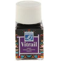 Витражная краска по стеклу Vitrail банка №601 Фиолетовый 50 мл