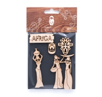 Набор заготовок для декорирования Holiday 6 фанера Timberlicious 10х14 см