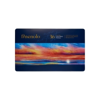 Набор цветных карандашей Finenolo 36 цветов в металлическом пенале