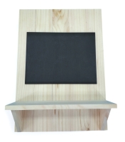 Меловая доска с полкой заготовка для декорирования Timberlicious 42х20 см