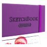 Скетчбук Малевичъ Bristol Touch для графики и маркеров фиолетовый  А5 / 50 листов / 180 гм купить в художественном магазине Альберт Мольберт с доставкой по всему миру