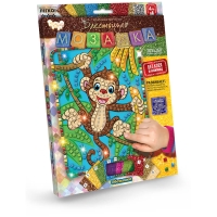 Аппликация из мягкого пластика Danko toys "Обезьянка", европодвес