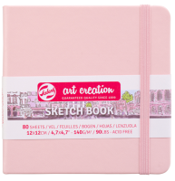 Скетчбук Art Creation Sketchbook Royal Talens розовый 12х12 см / 80 листов / 140 гм