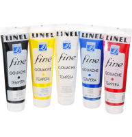 Набор гуаши Fine Linel LeFranc&Bourgeois 5 цветов в тубах по 120 мл