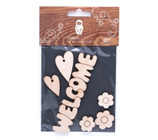 Набор заготовок для декорирования Home 3 фанера Timberlicious 10х14 см