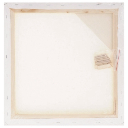 Холсты на подрамниках грунтованные 2 штуки Малевичъ 20х20 см / среднее зерно / 100% хлопок