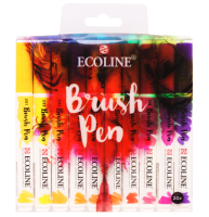 Набор акварельных маркеров Ecoline Brush Pen 20 цветов